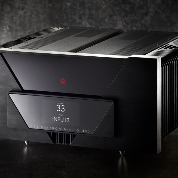 The Gryphon Diablo 333 Integrated amp looks mean when it isn't even plugged in...
