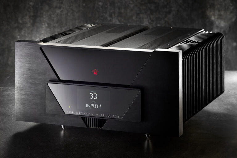 The Gryphon Diablo 333 Integrated amp looks mean when it isn't even plugged in...