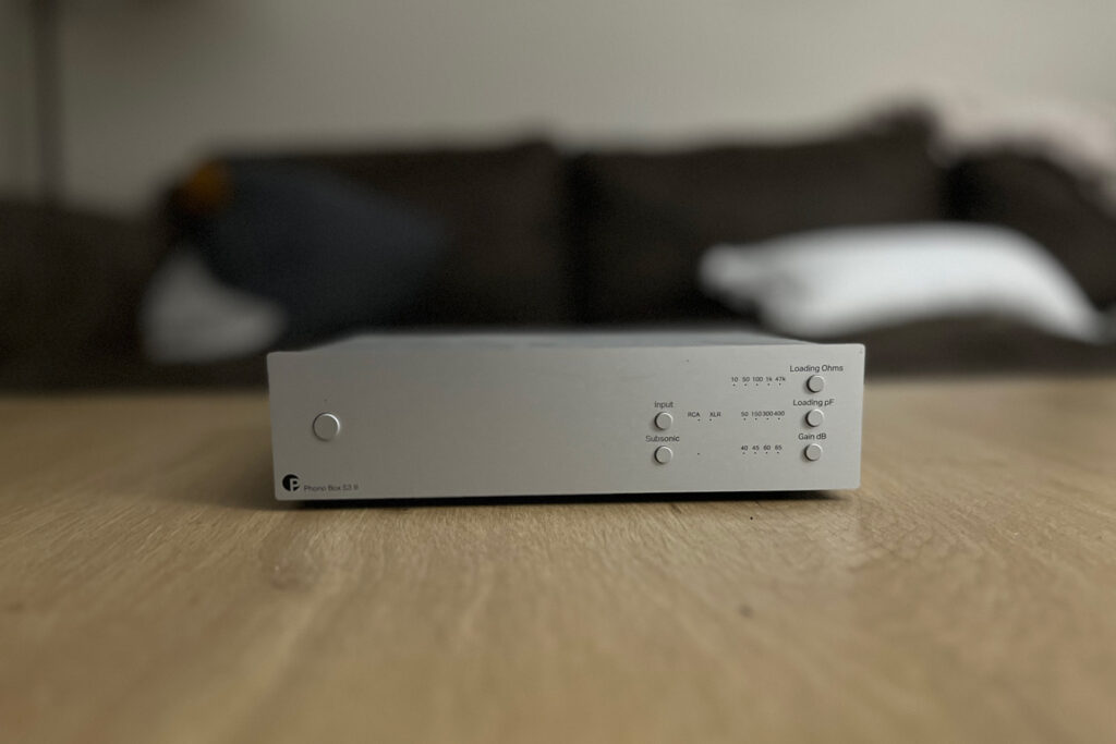 The Pro-Ject Phono Box 3 installed at Andrew Dewhirst's home