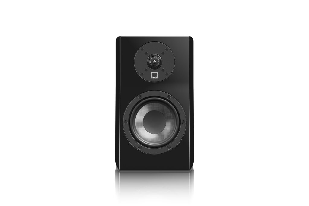 A square look at the SVS Ultra Evolution Nano in black.