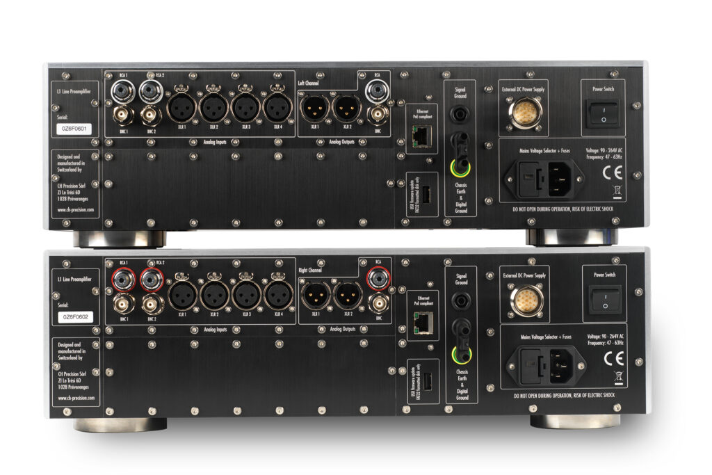 A look at the CH Precision L1 and X1 stacked from the rear.