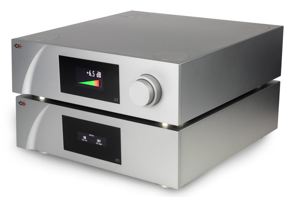 A look at the CH Precision L1 and X1 stacked from the front.
