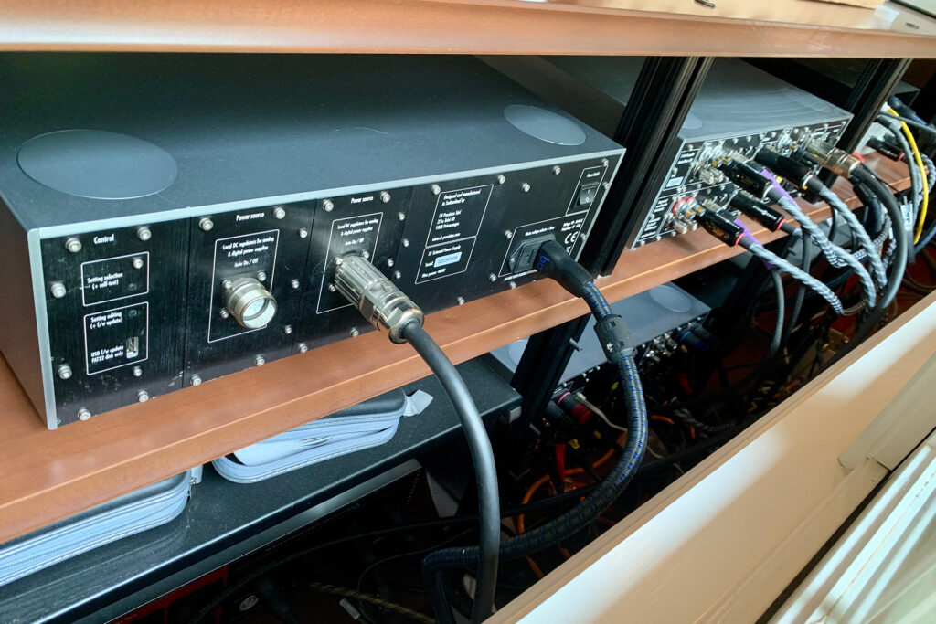 The CH Precision L1 wired up with WireWorld Cables.