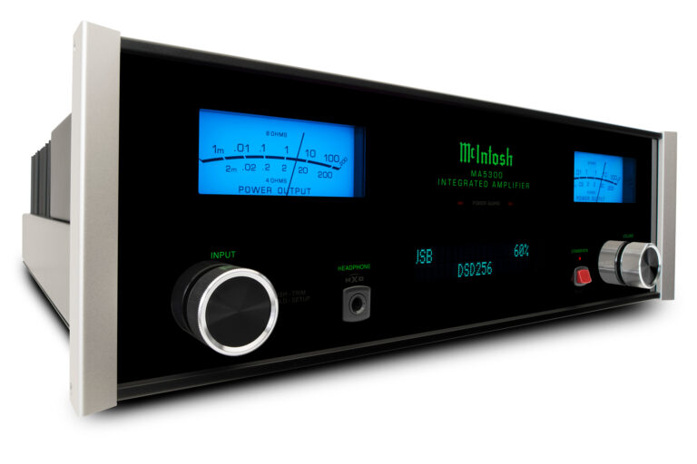 The McIntosh MA5300 brings a vintage feel to an integrated amp with some very modern features.