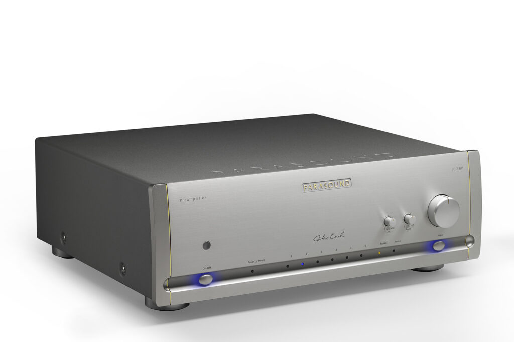 The Parasound JC2BP is a standard configuration stereo preamp - not a DAC or phonostage or HDMI switcher.