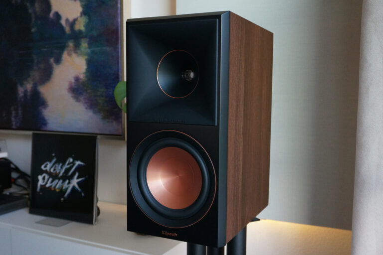 The Klipsch RP600 MK2 speakers installed in Nasim's home.