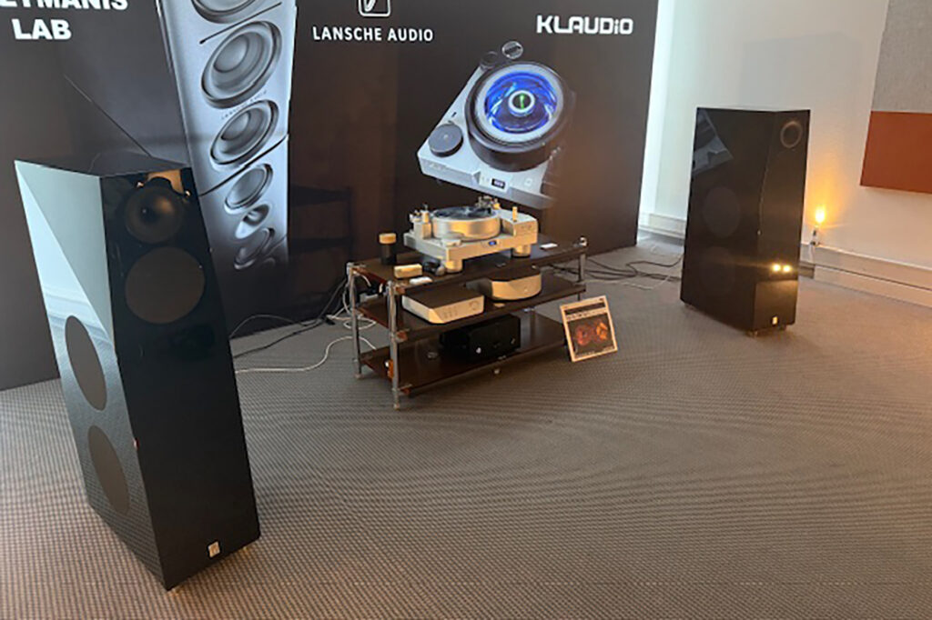 Lanche Audio uses plasma for a tweeter which is truly unique. They also demo with better music than most which always gets us in their room.