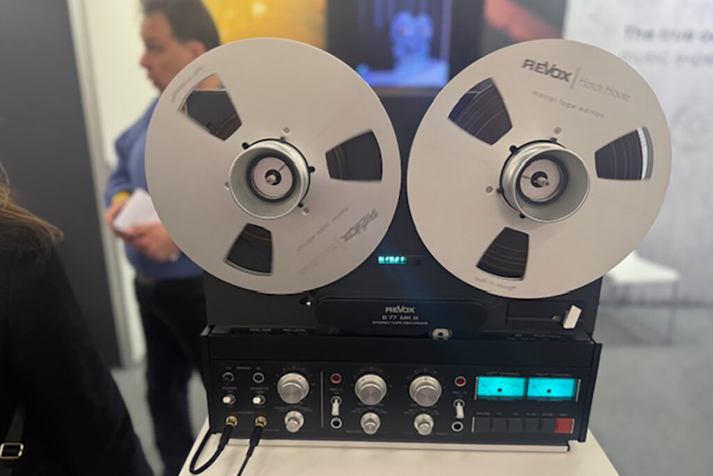 Revox makes some of the most refined reel to reel machines in Germany and Switzerland.