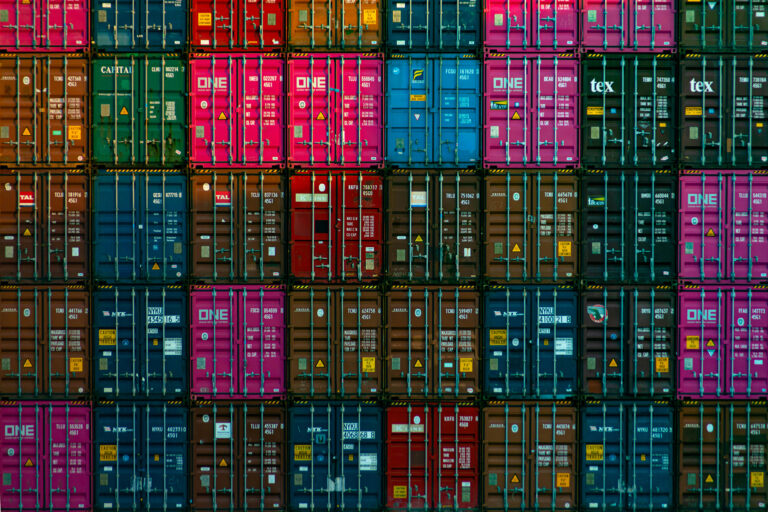 Container ships are not coming to U.S. ports as frequently as before the tariffs.