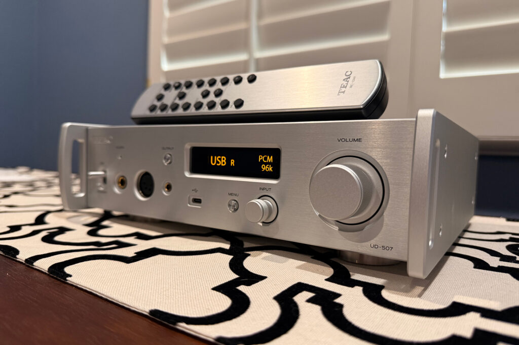 The TEAC UD-107 installed at Bob Barrett's home.