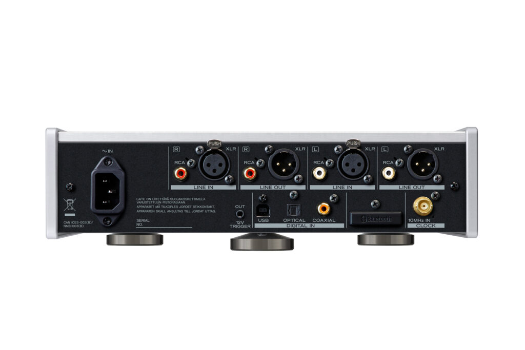 A look at the rear panel of the TEAC UD-507 DAC