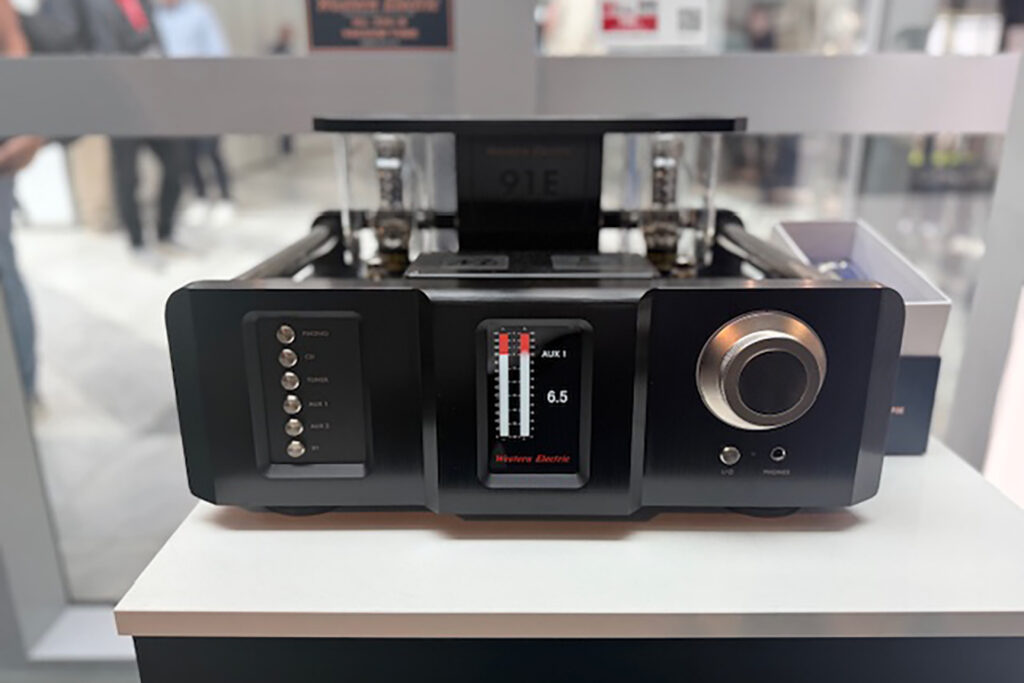 A Western Electric modern tube amp on display at Munich HIFI 2025