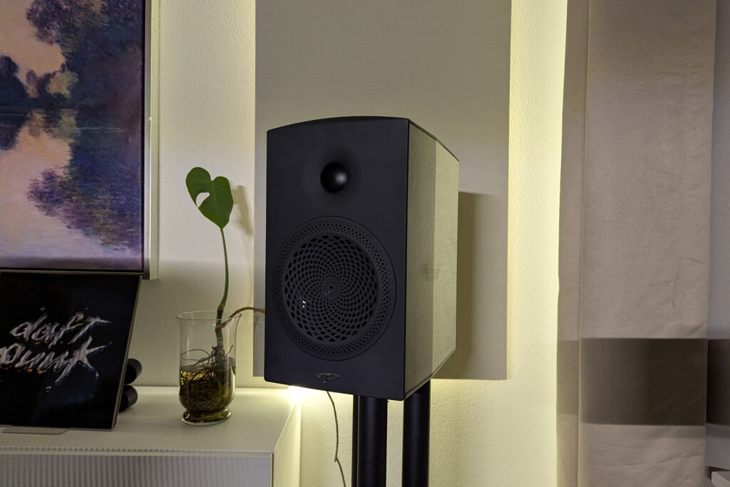 The Paradigm Persona 200 B speakers installed at Nasim's place.