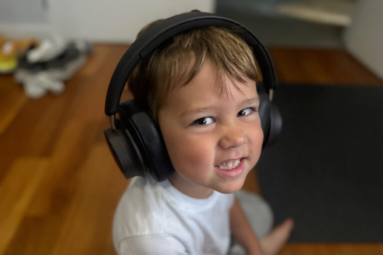 Even three year olds like $1,750 audiophile headphones, it turns out.