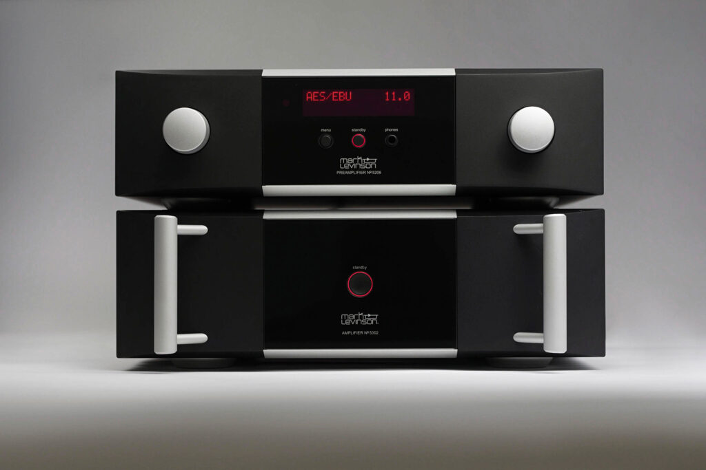 $11,000 Mark Levinson components - stacked.