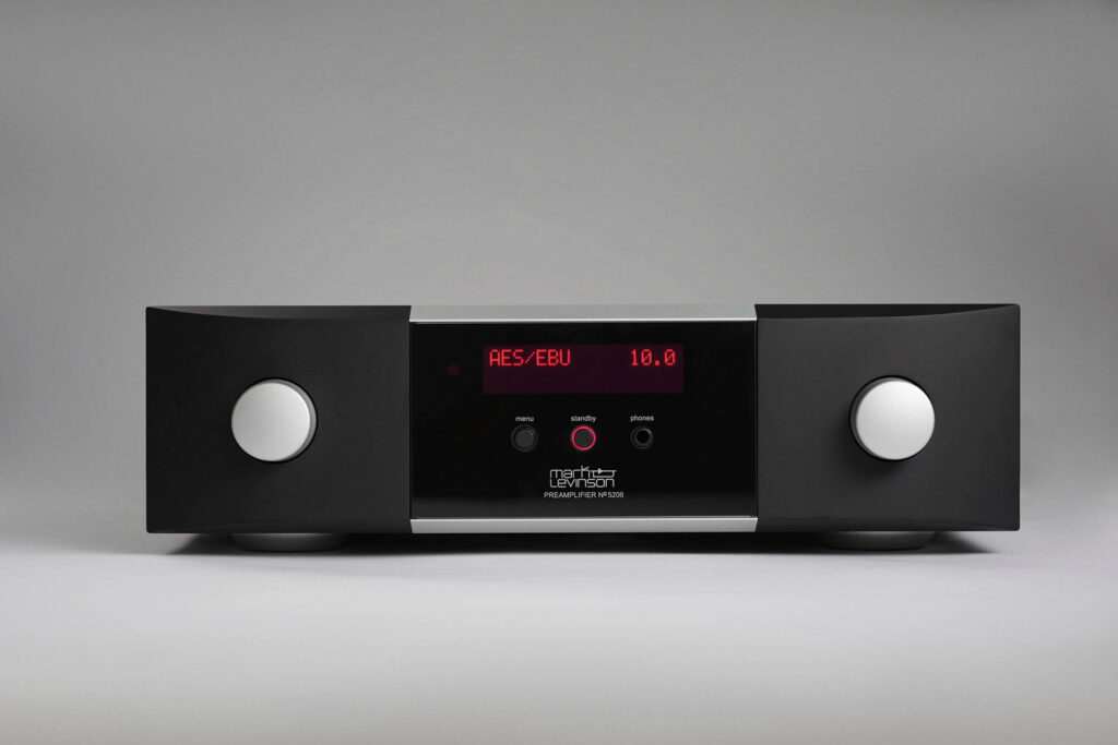 The Mark Levinson No. 5206 preamp comes with a solid internal DAC as well as a phonostage.