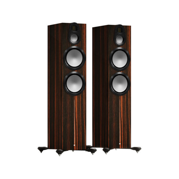 Monitor Audio's Gold 500 6G speakers in walnut