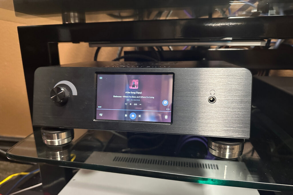 The Orchard Audio Pecan Pi + Premium Streamer DAC in Greg Handy's rack