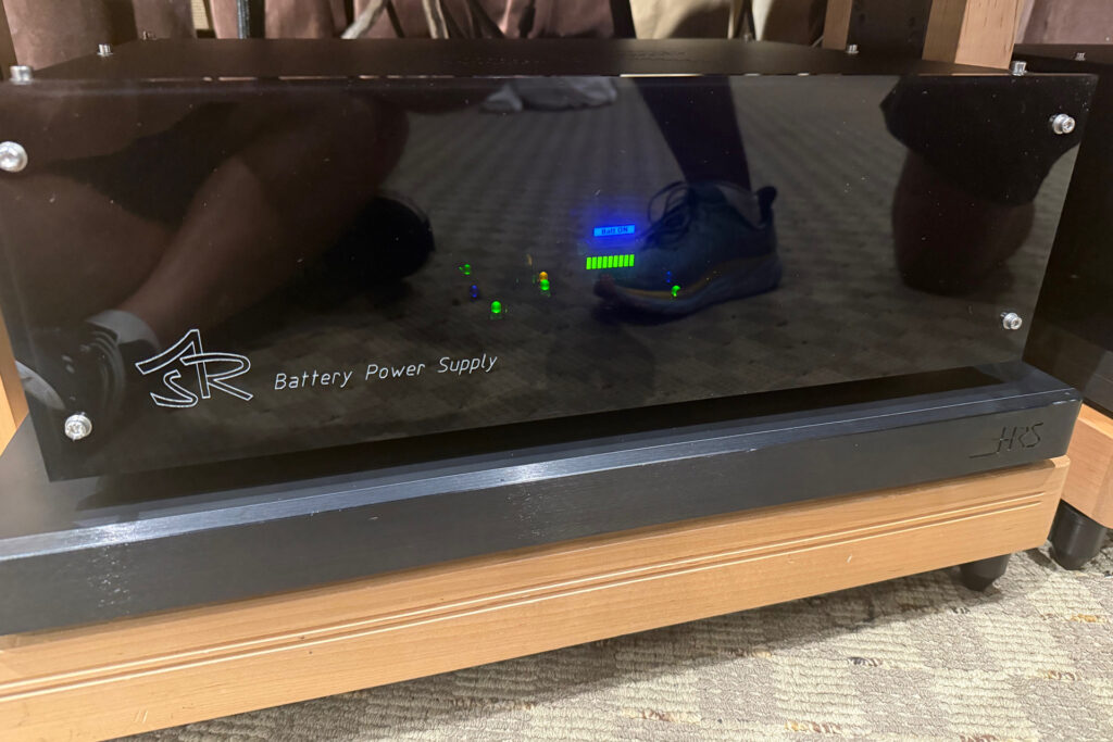 The battery power supply for the ASR Emitter 1 integrated amp.