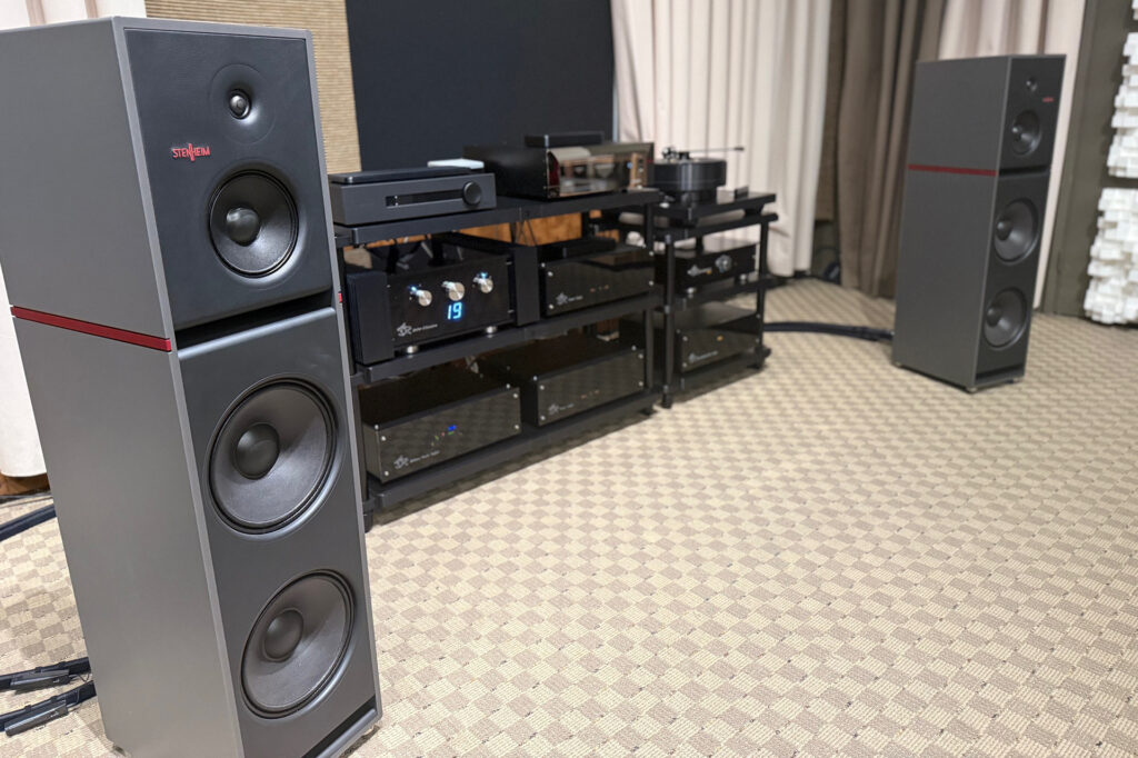 The Stenheim Alumine 5SE installed with ASR electronics from Germany.