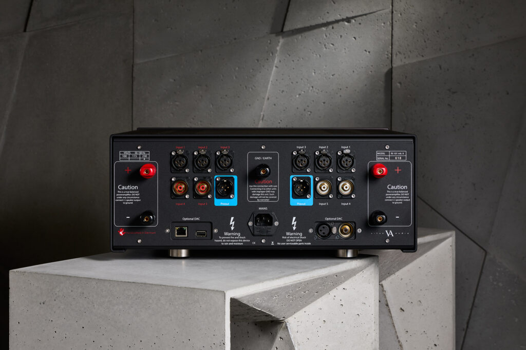 A look at the rear of the the The Vitus Audio RI-101 Mk.II