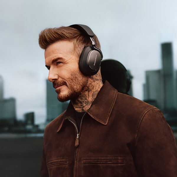 Soccer star, David Bechham, is a Bowers & Wilkins brand ambassador.