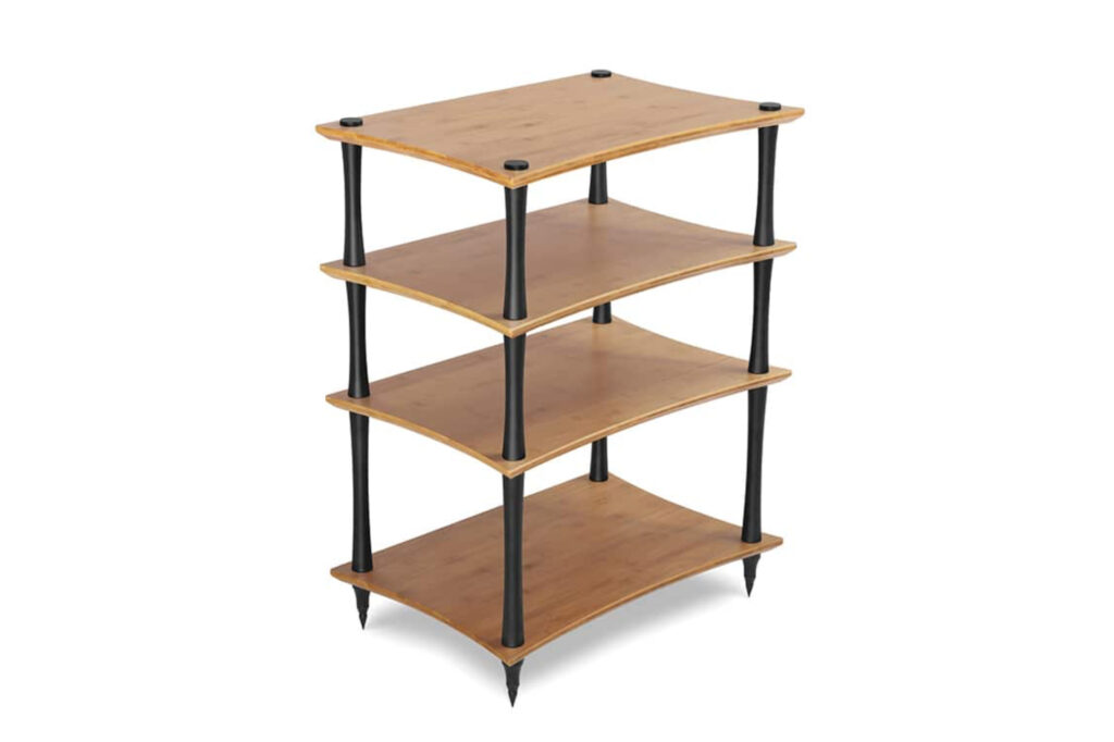 Audiophile equipment racks don't have to be fancy but they do need to be stable.