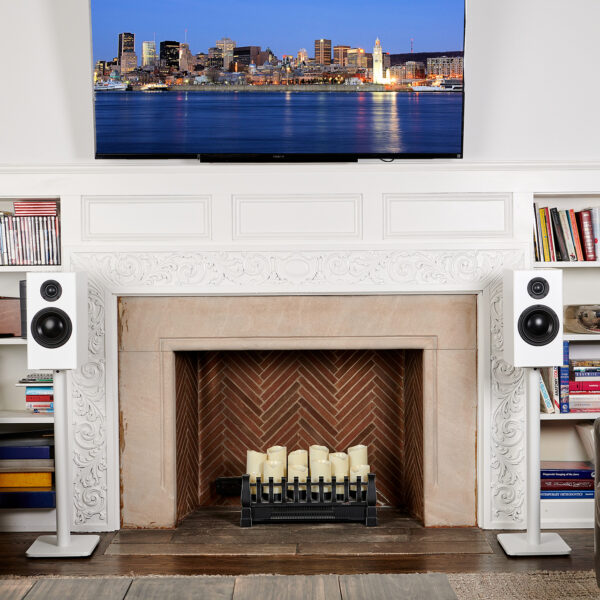 Totem Bison speakers installed in white