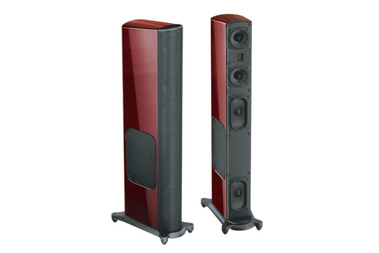 Notice the tall/narrow form factor of the GoldenEar T66s.