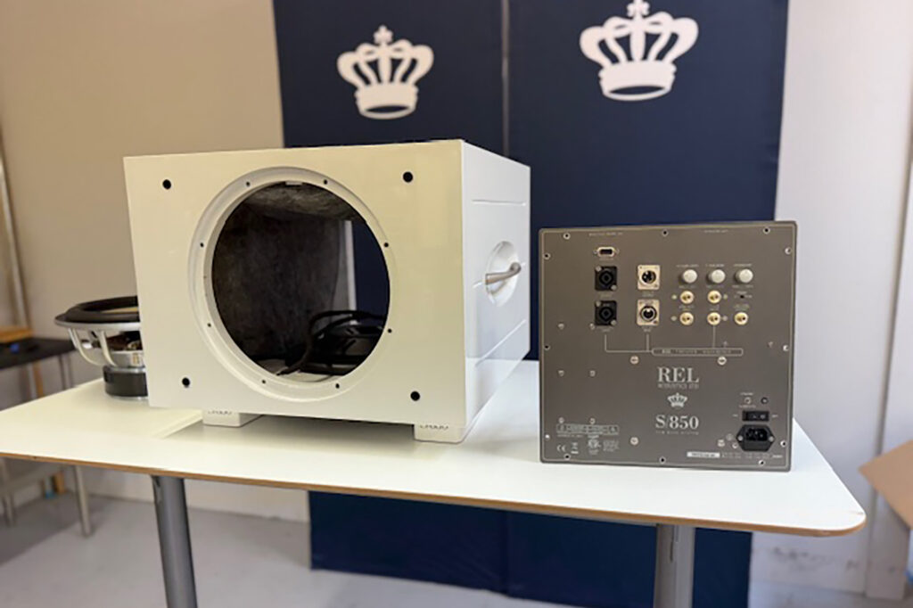 A deconstructed look at one of the new REL Serie S subwoofers.
