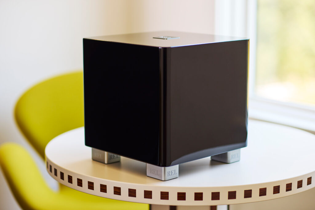 The REL T/x5 is a small sub but with a powerful output.