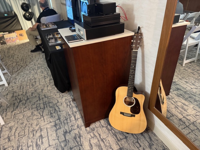A sweet guitar speaks volumes about an audiophile company's love of music without saying a word. 