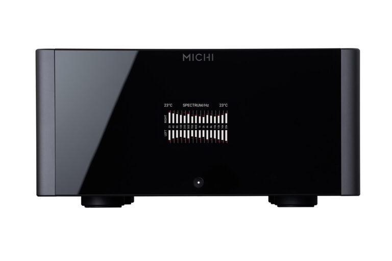 Michi puts a very cool, new school take on how meters can be presented on a modern audiophile amp.