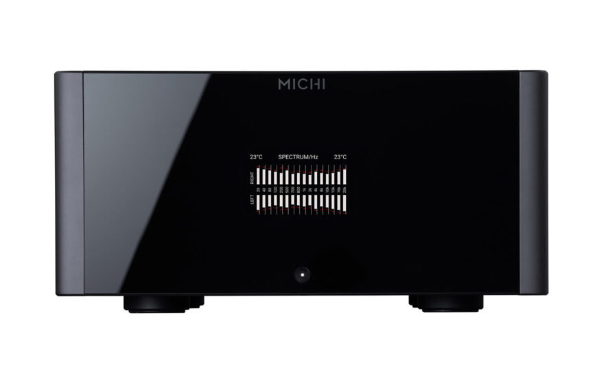 Michi puts a very cool, new school take on how meters can be presented on a modern audiophile amp.