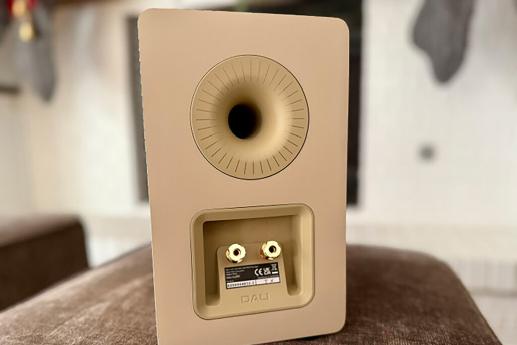 A look at the rear of the DALI KUPID from Eric Forst's home.