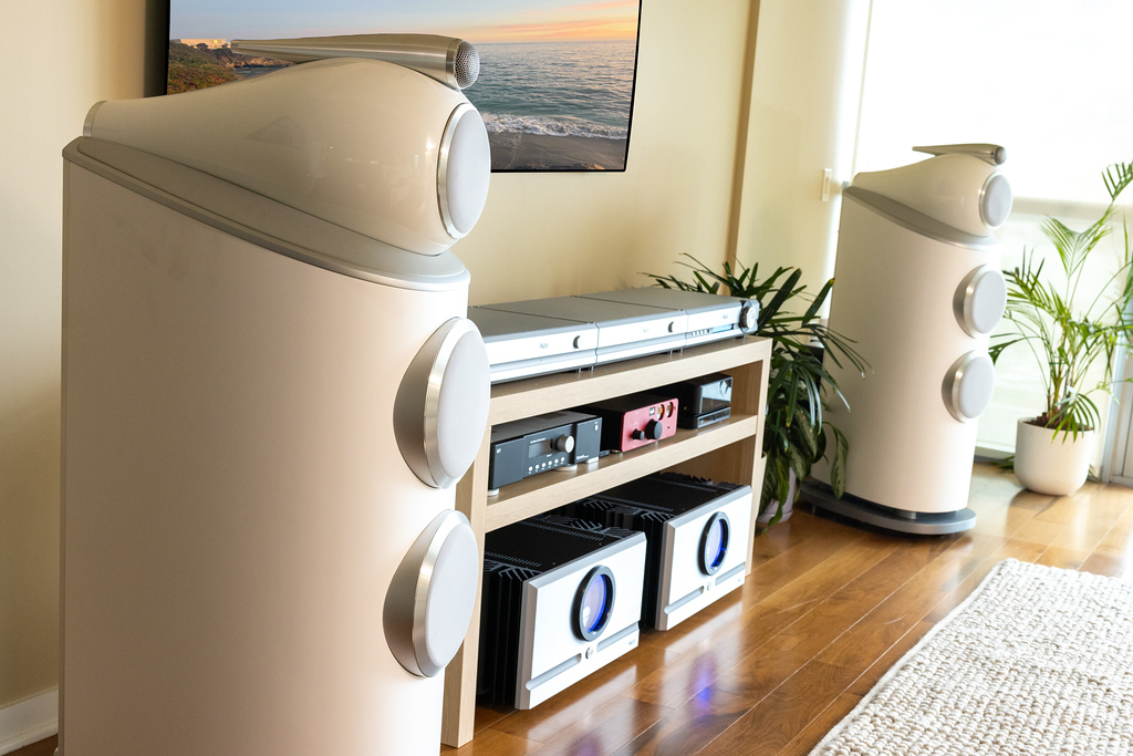 Jerry Del Collano's new system with massive Pass Labs XA 160.8 amps draws a lot of power from the wall, all-day, every-day.