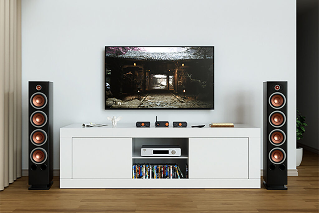 A bigger audiophile system installation that includes the Fosi ZD3. 