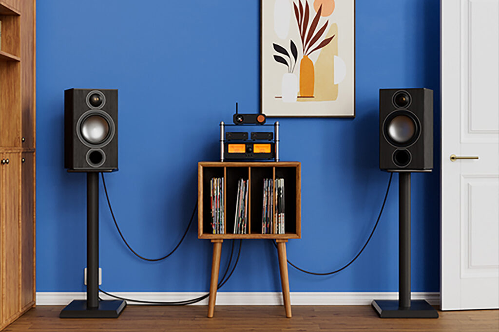 The Fosi ZD3 installed in a super-cool but modest audiophile system.