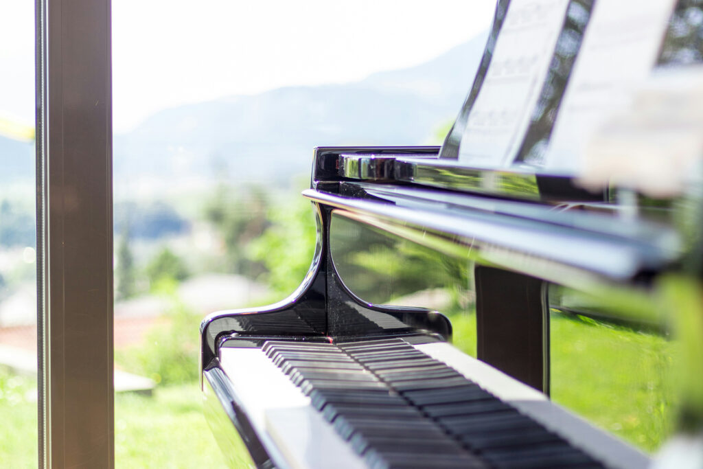 This piano is blocking a pretty fantastic view. 