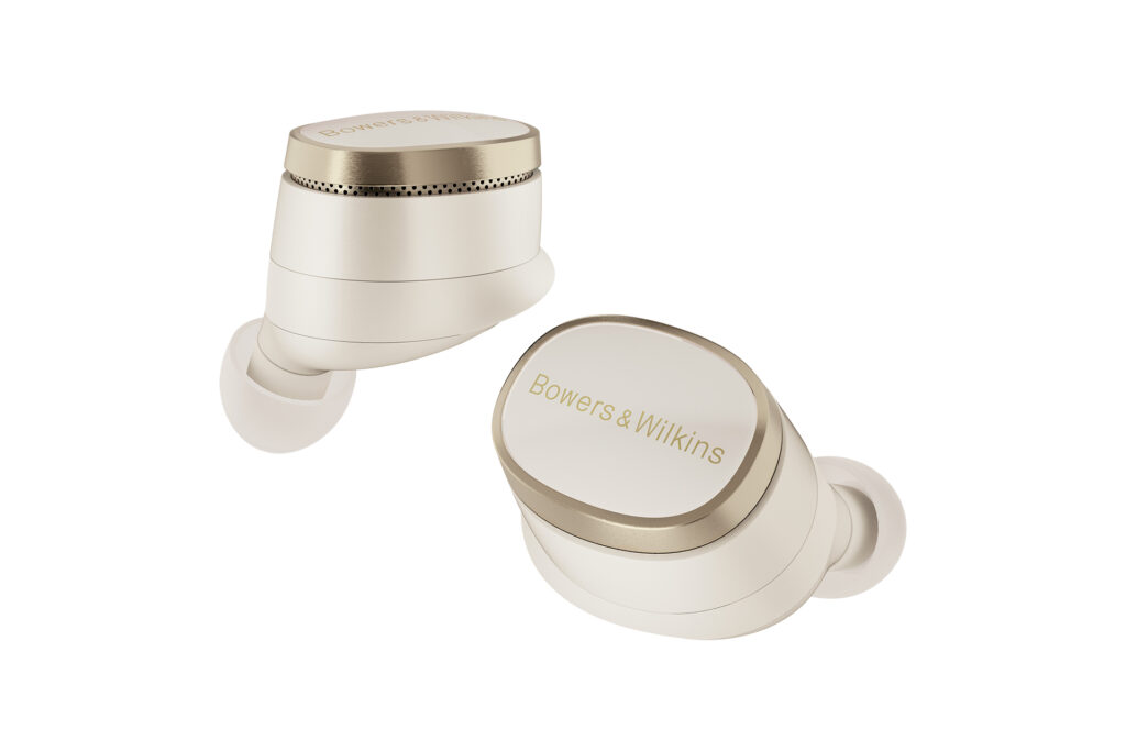 The Bowers & Wilkins Pi8s have a little bit more size than say Apple's earbuds but you get a lot better sound.