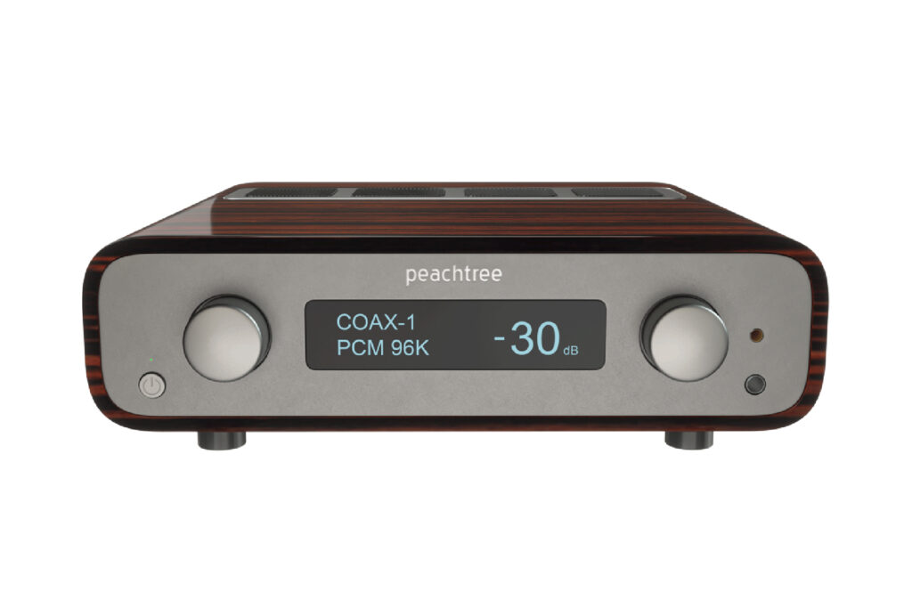 The Peachtree Carina X integrated amp is an audiophile favorite but also sold in more mainstream distribution too. The best of both worlds.