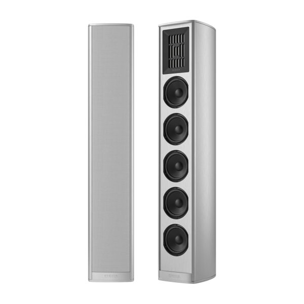 The Piega Coax GEN2 611 Floorstanding Speakers in silver