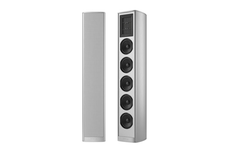 The Piega Coax GEN2 611 Floorstanding Speakers in silver