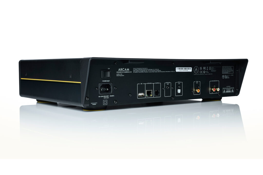 A look at the rear of the Arcam ST25 streamer