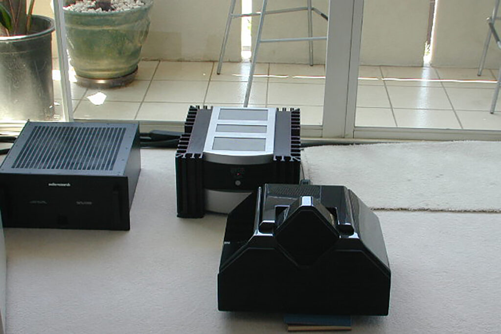 In his early days, our publisher had a Noah's Arch approach to audio as seen with a solid state Mark Levinson amp as well as tube mono amps from ARC.