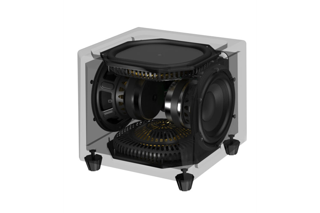 The GoldenEar SuperSub X exploded.