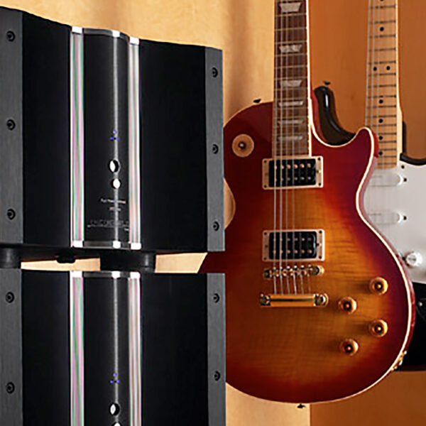 Krell amps at our publisher's condo back in the early 2000s.