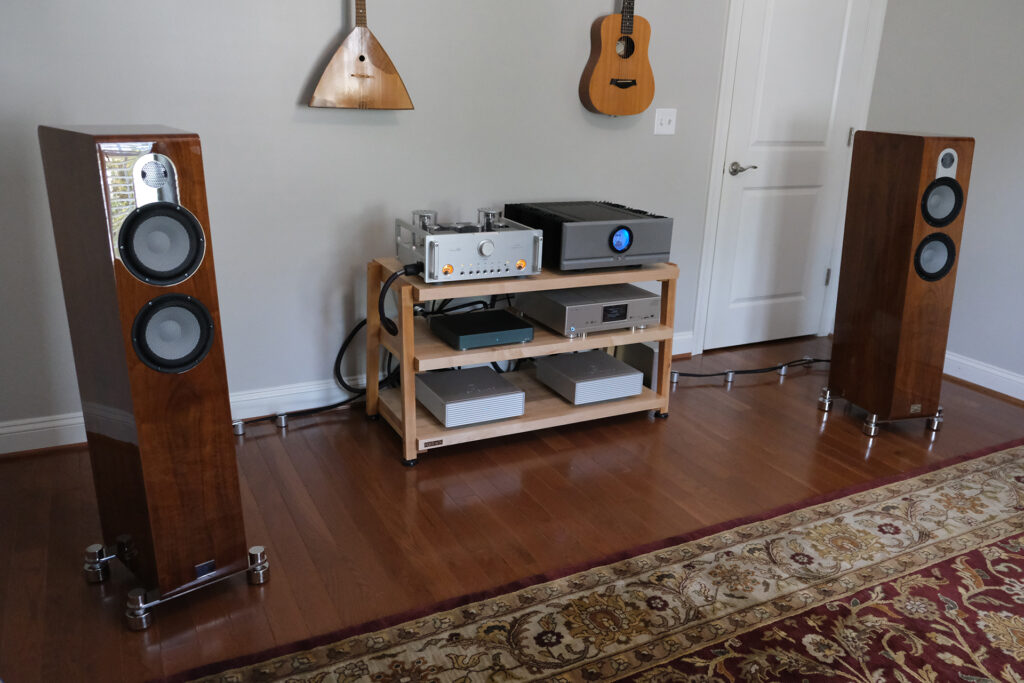 The Marten Parker Trio installed in Frank's listening room. 