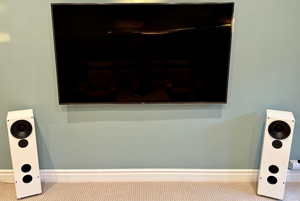 Tekton Designs speakers at Jerry Del Colliano's house is a high value product.