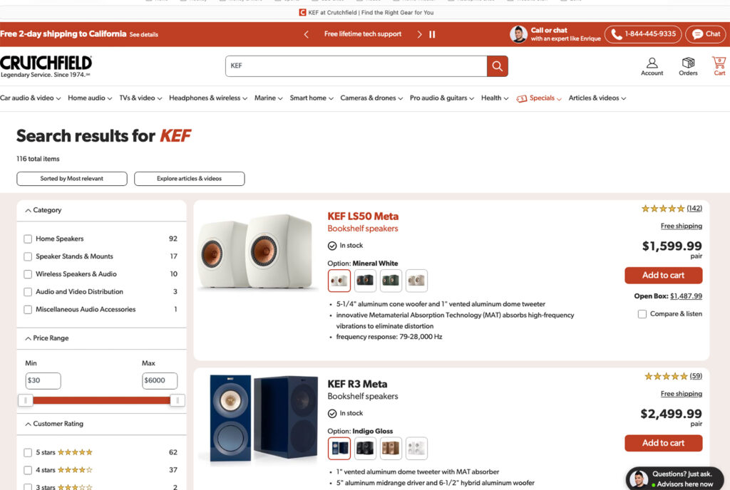 Crutchfield is another place to look for brands being well-vetted.